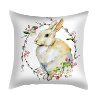HKM-285715 Plush Cartoon Pillowcase for Bedroom, Sofa, and Car - 45cmx45cm Polyester Design