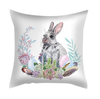 HKM-285715 Plush Cartoon Pillowcase for Bedroom, Sofa, and Car - 45cmx45cm Polyester Design