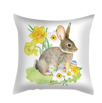 HKM-285715 Plush Cartoon Pillowcase for Bedroom, Sofa, and Car - 45cmx45cm Polyester Design