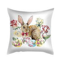 HKM-285715 Plush Cartoon Pillowcase for Bedroom, Sofa, and Car - 45cmx45cm Polyester Design