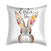 HKM-285715 Plush Cartoon Pillowcase for Bedroom, Sofa, and Car - 45cmx45cm Polyester Design