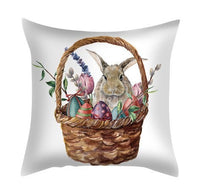 HKM-285715 Plush Cartoon Pillowcase for Bedroom, Sofa, and Car - 45cmx45cm Polyester Design