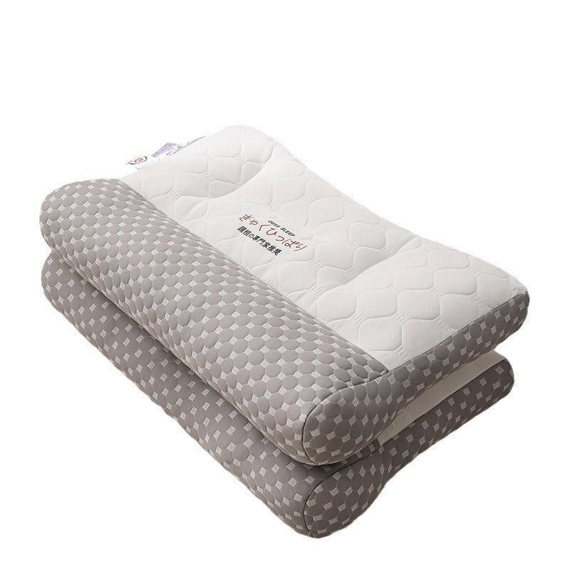 HKM-285779 Japanese-style Thickened Neck Pillow for Adults, Light Gray, 48x74cm