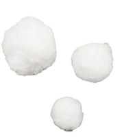 HKM-285779 White Polypropylene Ball Ornaments for Home & Store Decoration - Pack of 10 or 20