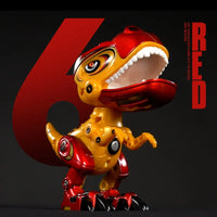 HKM-285907 Diecast Electric Tyrannosaurus Rex Robot Toy with Sound and Light – Small Walking Dinosaur Model