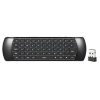 HKM-286163 2.4GHz Wireless QWERTY Keyboard and Air Mouse Remote Control with 6-Axis Gyroscope for Smart TV and Mini PC
