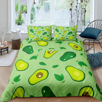 HKM-286611 Printed Three-Piece Quilt Cover Set - Soft Chemical Fiber Bed Cover, Multiple Sizes Available