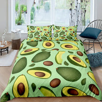 HKM-286611 Printed Three-Piece Quilt Cover Set - Soft Chemical Fiber Bed Cover, Multiple Sizes Available