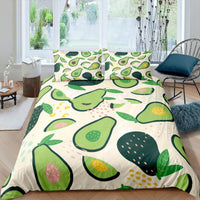 HKM-286611 Printed Three-Piece Quilt Cover Set - Soft Chemical Fiber Bed Cover, Multiple Sizes Available