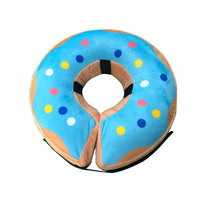 HKM-286675 Cartoon Color PVC Dog Collar - Sky Blue, Dark Blue, Barbie Pink, Pink, Orange, Yellow