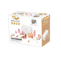 HKM-286803 Kids Wooden Makeup Toy Set – Toddler Beauty Play Vanity Kit for Ages 2 to 14