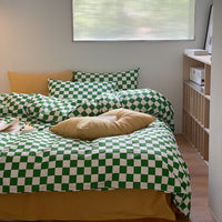 HKM-286803 Pure Cotton Bedding Set for Small Groups - Spring & Autumn, Warmth Preservation, Fits Multiple Bed Sizes
