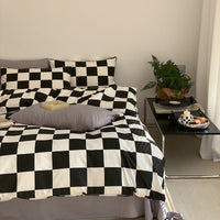 HKM-286803 Pure Cotton Bedding Set for Small Groups - Spring & Autumn, Warmth Preservation, Fits Multiple Bed Sizes