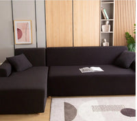 HKM-286867 Knitted Polar Fleece Thickened Stretch Sofa Cover for Single to Five-Seat Sofas, All-Inclusive Cushion Protection