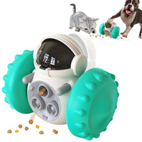 HKM-286995 Interactive Slow Feed Dog & Cat Toy Car - Multifunctional Balance Tumbler for Fun Pet Feeding and IQ Development