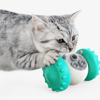 HKM-286995 Interactive Slow Feed Dog & Cat Toy Car - Multifunctional Balance Tumbler for Fun Pet Feeding and IQ Development