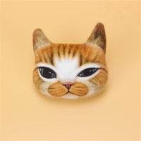 HKM-287123 Cute Cartoon Animal Plush Pin Badge Brooch for Clothing and Luggage Accessories