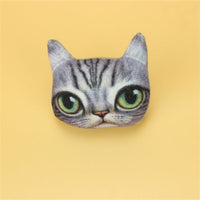HKM-287123 Cute Cartoon Animal Plush Pin Badge Brooch for Clothing and Luggage Accessories