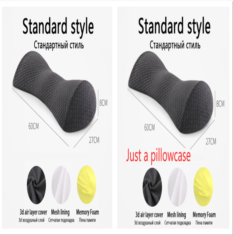 HKM-287123 Lumbar Support Cushion for Pregnant Women - Memory Foam, Polyester Fiber, Solid Color Options in Pink and Gray