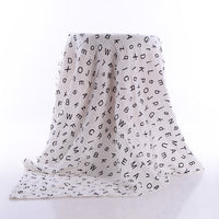 HKM-287379 Cotton Gauze Baby Bath Towel - Soft and Absorbent, 120x120 cm