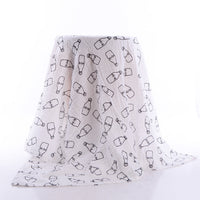 HKM-287379 Cotton Gauze Baby Bath Towel - Soft and Absorbent, 120x120 cm
