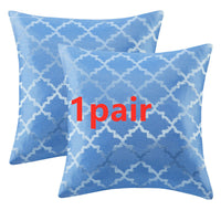 HKM-287507 Geometric Patterned Pillowcase Collection – Luxury Polyester Cushion Covers in Various Colors