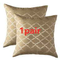 HKM-287507 Geometric Patterned Pillowcase Collection – Luxury Polyester Cushion Covers in Various Colors
