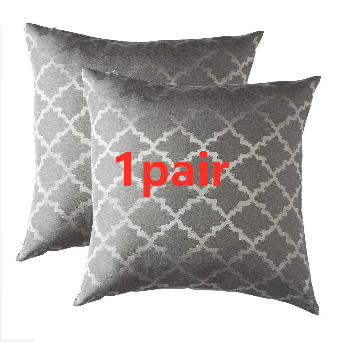 HKM-287507 Geometric Patterned Pillowcase Collection – Luxury Polyester Cushion Covers in Various Colors