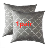 HKM-287507 Geometric Patterned Pillowcase Collection – Luxury Polyester Cushion Covers in Various Colors