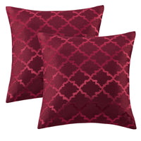 HKM-287507 Geometric Patterned Pillowcase Collection – Luxury Polyester Cushion Covers in Various Colors