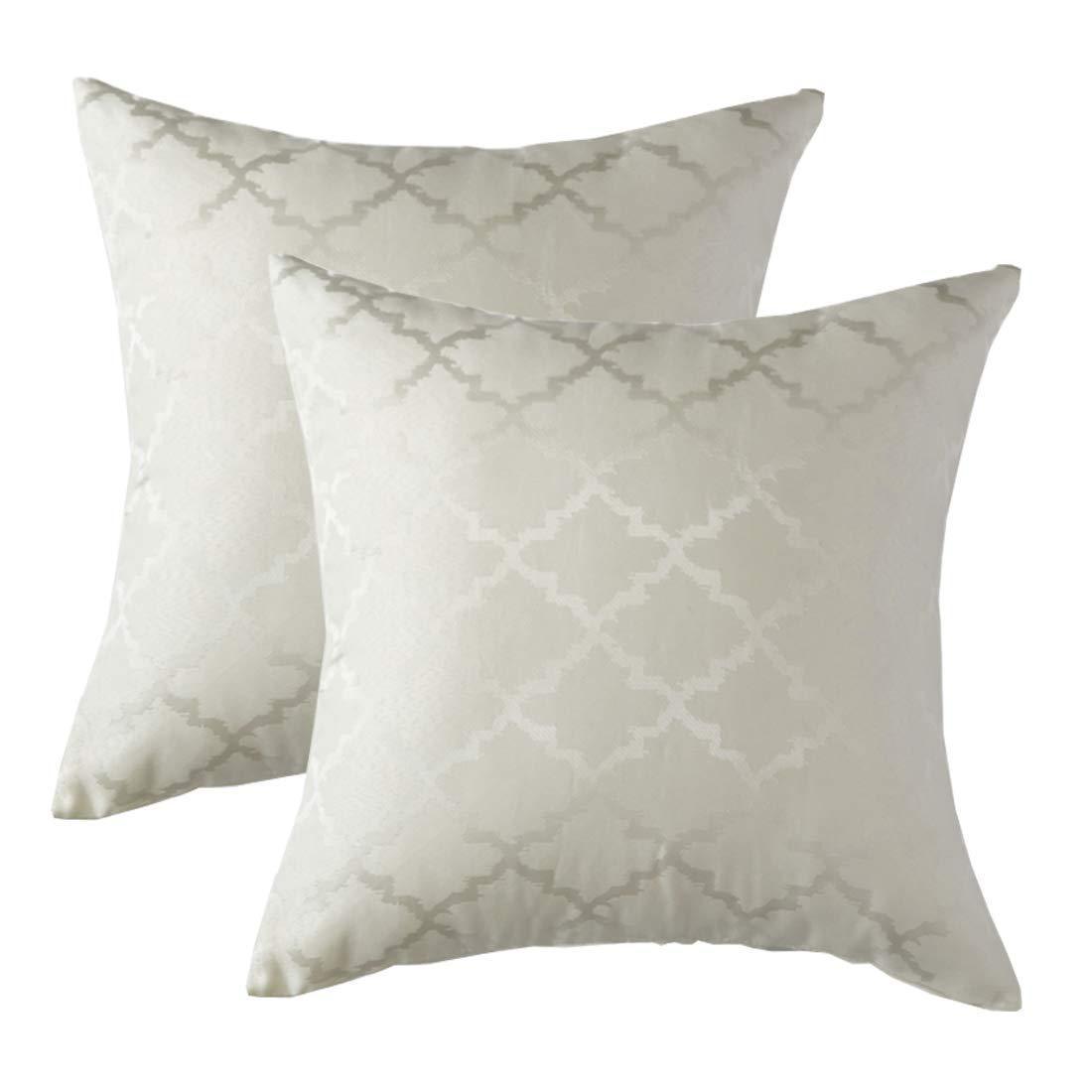 HKM-287507 Geometric Patterned Pillowcase Collection – Luxury Polyester Cushion Covers in Various Colors