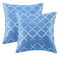 HKM-287507 Geometric Patterned Pillowcase Collection – Luxury Polyester Cushion Covers in Various Colors