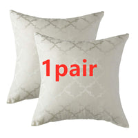 HKM-287507 Geometric Patterned Pillowcase Collection – Luxury Polyester Cushion Covers in Various Colors