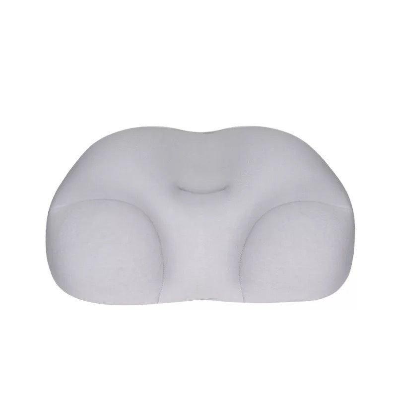 KTX-287635 Microbead Air Ball Pillow - Egg Sleep Design, 20in x 12in x 4in, Polyester and Cotton Construction