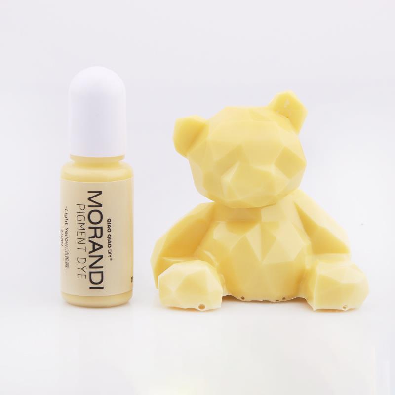 HKM-287763 Advanced Morandi Color Epoxy Pigments Set - 24 Solid Colors, 10ml Each