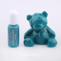 HKM-287763 Advanced Morandi Color Epoxy Pigments Set - 24 Solid Colors, 10ml Each