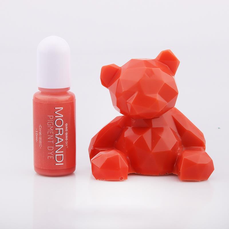 HKM-287763 Advanced Morandi Color Epoxy Pigments Set - 24 Solid Colors, 10ml Each