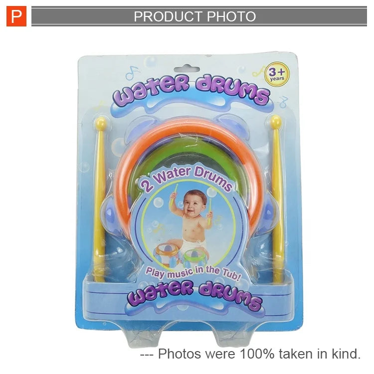HKM-287763 Water Drum Toy for Kids - Intelligent Musical Bath Toy for Ages 2-7, Battery Operated, Educational Fun