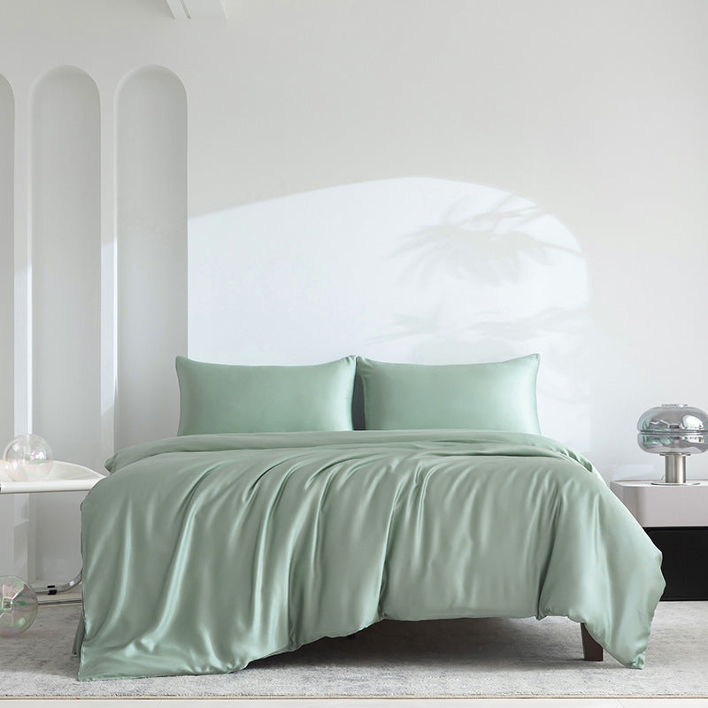 HKM-287955 Lyocell Fiber Cool Touch Bed Sheet Set with Fitted Sheet, Duvet Cover & Pillowcases in Multiple Sizes