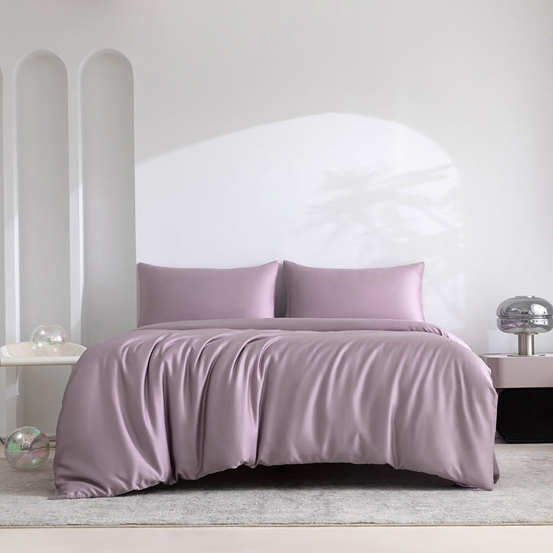 HKM-287955 Lyocell Fiber Cool Touch Bed Sheet Set with Fitted Sheet, Duvet Cover & Pillowcases in Multiple Sizes