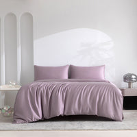 HKM-287955 Lyocell Fiber Cool Touch Bed Sheet Set with Fitted Sheet, Duvet Cover & Pillowcases in Multiple Sizes