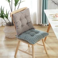 HKM-288019 Thickened Four Hole Lattice Stripe Chair Cushion - Modern Design in Multiple Color Options