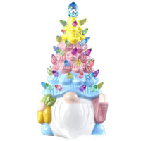 HKM-288083 Resin Confucian Faceless Doll Ornament with Light - Modern Character Pendant Decoration