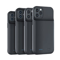 HKM-288339 Large Capacity 6800mAh Lithium Ion Polymer Power Bank for Apple Devices - Black, Slim Design, Soft PVC Shell