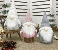HKM-288531 Charming Stuffed Plush Christmas Gnomes and Elves for Holiday Decor