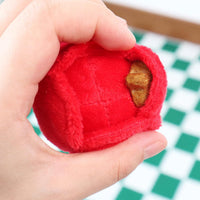 HKM-288787 Plush Chew-Resistant Flower Dog Toy with Squeaker for Small Dogs and Puppies