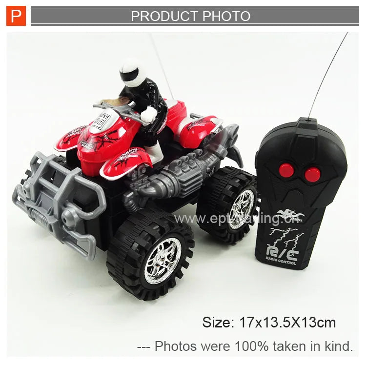 HKM-288915 2-Channel Remote Control Monster Truck for Kids, Electric Beach Vehicle, Ready-to-Go Model EPT328754