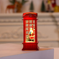 HKM-288915 Portable LED Oil Lamp for Christmas Decoration - European Style Snowman, Tree, Angel, and Elderly Designs