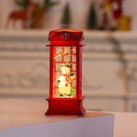 HKM-288915 Portable LED Oil Lamp for Christmas Decoration - European Style Snowman, Tree, Angel, and Elderly Designs