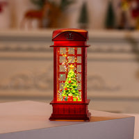 HKM-288915 Portable LED Oil Lamp for Christmas Decoration - European Style Snowman, Tree, Angel, and Elderly Designs
